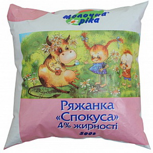 4823019200041 — "олком" ряженка 4% 500 г