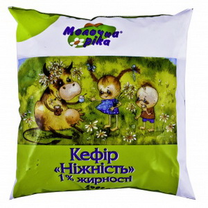 4823019200850 — Кефир 1% Нежность 500г п/э Олком