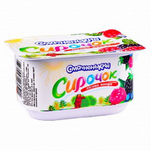 4823061300652 — Чудо Сирок Смачненький Лісова ягода ванночка 5%  100г