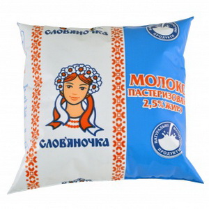 4823061306647 — Словяночка молоко 2.5% 450г