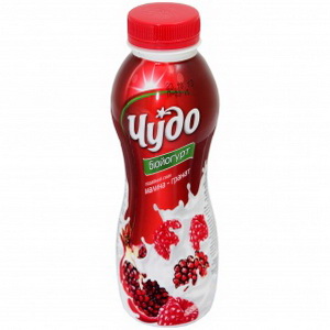 4823061306876 — Йогурт "чудо" 400 г. мал-гран. 2.5% бут.