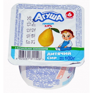 4823061311528 — Сирок *Агуша* Груша 3.9% 100г.стакан