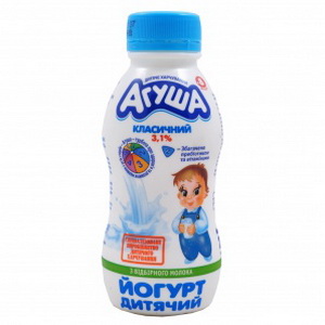 4823061311856 — Йогурт агуша клас. 2.7% 200 г