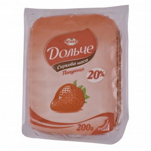 4823065704982 — "Дольче" Сырк.масса Клубника 200г 18%
