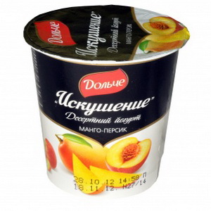 4823065709109 — Дольче йогурт дес.манго-перс. "искушение" 2.5% 150гр