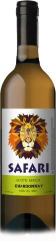 4823069001827 — Вино Safari Chardonnay белое сухое 0.75 л 10 - 15% 