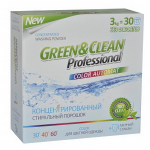 4823069700478 — Стиральный порошок "Green&Clean" Color Автомат (без фосфатов) 3кг