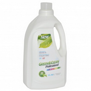 4823069700553 — Гель для стирки "Green&Clean" Color Автомат (без фосфатов) 1.5л