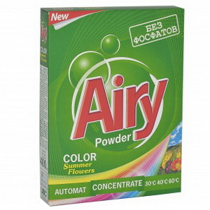 4823069700737 — Стиральный порошок "Airy" Color Summer flowers Автомат (без фосфатов) 400г