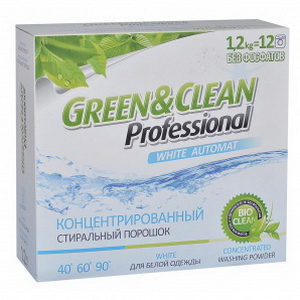 4823069701000 — Стиральный порошок "Green&Clean" White Автомат (без фосфатов) 1.2кг