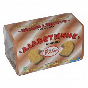 4825504190936 — Печенье "Розмай" Диабетическое Топленое молоко 195г