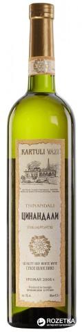 4860001680221 — Вино Kartuli Vazi Цинандали белое сухое 0.75  л 12%