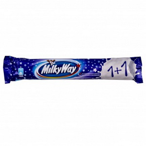 5000159413572 — Шоколадный батончик "Milky Way" с суфле, покрытый молочным шоколадом, 52 г