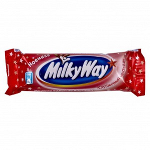 5000159428330 — Шоколадный батончик Milky Way клубничный коктейль 26 г.