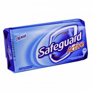 5000174349610 — Мыло туалетное с антибактериальным действием "Safeguard Active". 100 г