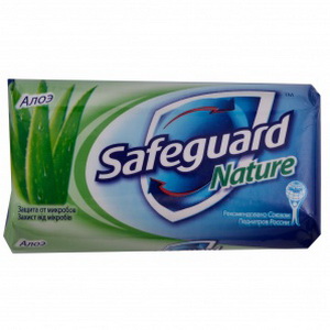 5000174645675 — Мыло антибактериальное Safeguard с алое. Защита для всей семьи 100 г. 