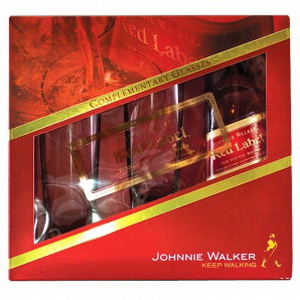 5000267112978 — Виски "Johnnie Walker" Red label +2 бокала 0.7л