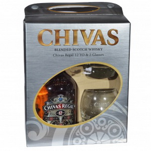 5000299228616 — Виски "Chivas Regal" 12yo + 2 бокала 0.75л