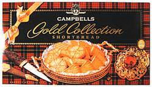 5010909000792 — Печенье песочное Shortbread Золотая коллекция "Сampbells", 300г