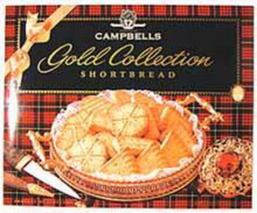 5010909000808 — Печенье песочное Shortbread Золотая коллекция "Сampbells", 450г