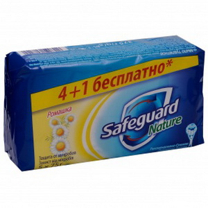 5013965608544 — Антибактеріальне мило Safeguard Ромашка 5 х 75 г