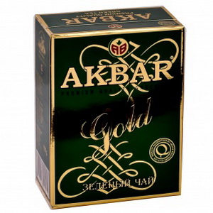 5014176001551 — Чай Акбар Грин Голд 100г зелен.лист