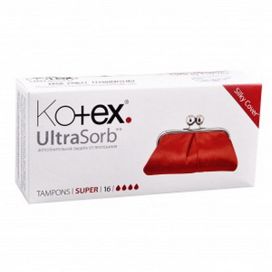 5029053534572 — Тампоны женские гигиенические "Kotex" UltraSorb, Super, 16шт