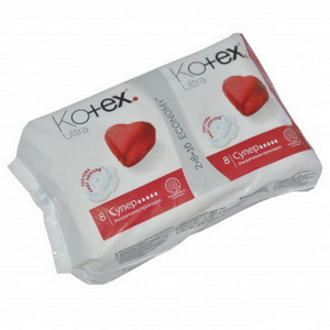 5029053542652 - Гигиенические прокладки "Kotex" Ultra Fast absorb super+ 16шт