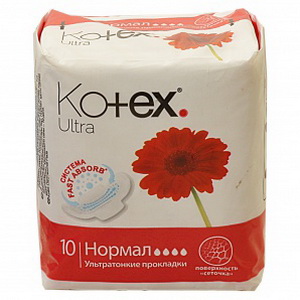 5029053542669 — Гігієнічні прокладки "Kotex" Ultra Soft, нормал, 10 шт.