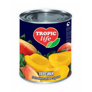 5060162900919 — "Tropic Life"Персик половинки 820г ж/б