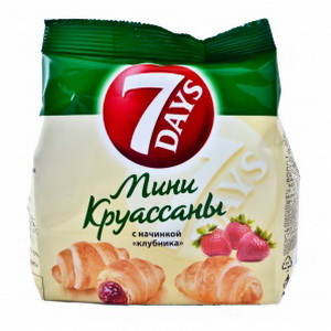 5201360543403 — Круассан Мини Клубника 185 г. Чипита