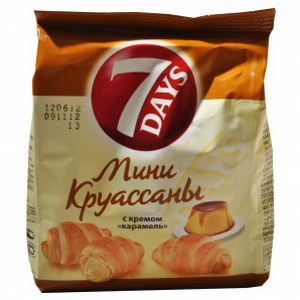 5201360563920 — Круассаны "7-days" Мини Крем-карамель 65г