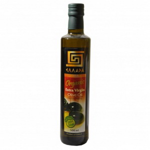 5204955000657 — Масло оливковое "Эллада" Organic Extra Virgin н/раф ст/бут 500мл