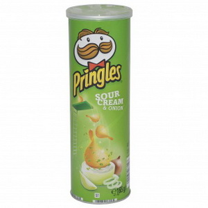 5410076068098 — Картофельные чипсы со вкусом сметаны и лука «Pringles», 165г