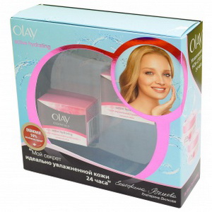 5410076991426 — Парфюмерный набор "Olay" Крем Active hydrating ночной + дневной 50мл