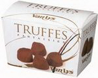 5412397080001 — Шоколадные конфеты VANLYS Truffes (трюфель классический), 200г.