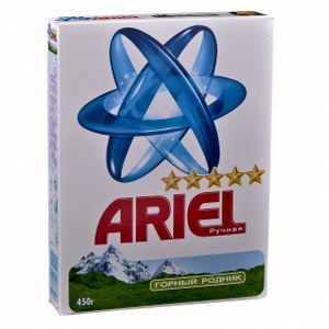 5413149032224 — Синтетическое моющее средство "ARIEL", Ручная стирка, горный родник, PRO-ZIM 7, 450г