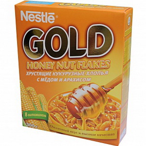 Nestle gold honey nut flakes