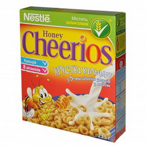 5900020007001 — Сухой завтрак "Nestle" Honey Cheerios 225г