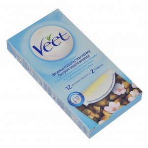5900627027259 — Veet Воскові смужки для чутливоі шкіри, 12 шт.