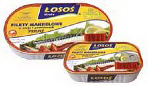 5901069000718 — Рыбные консервы FILET Z MAKRELI W OLEJU I POMIDORACH "PIRAT", 180г.