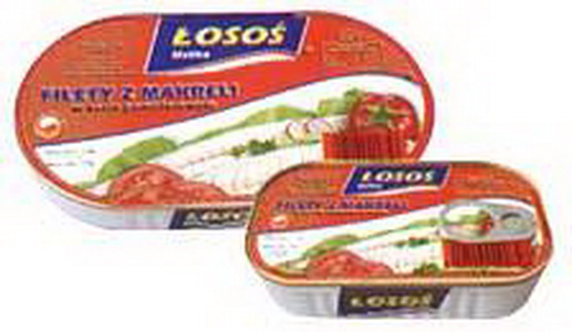 5901069000817 — Рыбные консервы FILET Z MAKRELI W SOSIE POMIDOROWYM, 180г. 