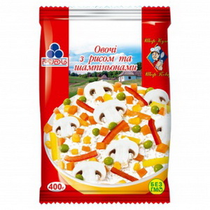 5903154543902 — Замороженные овощи " Овощи с рисом и овощами" 400 гр. 