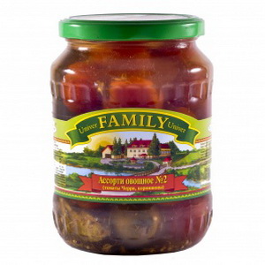 5999548132333 — Ассорти "Family" черри-корнишоны 720мл