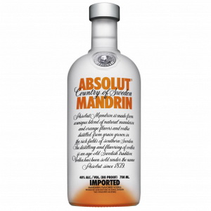 7312040050703 —  Настойка горькая торговой марки "Absolut": "Абсолют Мандарин" 40% (Швеция)