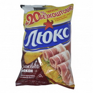 7622210014948 — Чипсы "Люкс" Бекон 180г
