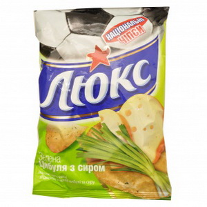 7622210015044 — Чипсы "Люкс" Лук+сыр 180г