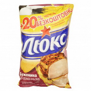 7622210015075 — Чипсы "Люкс" Буженина 180г