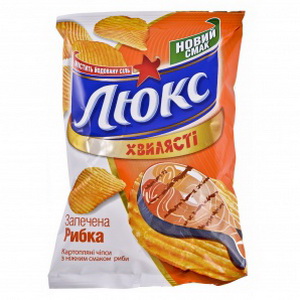 7622300552923 — Чипсы люкс 80 г. рыбка