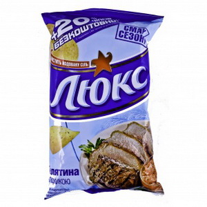 7622300710859 — ЧИПСЫ ЛЮКС 96 г ТЕЛЯТИНА С АДЖИКОЙ